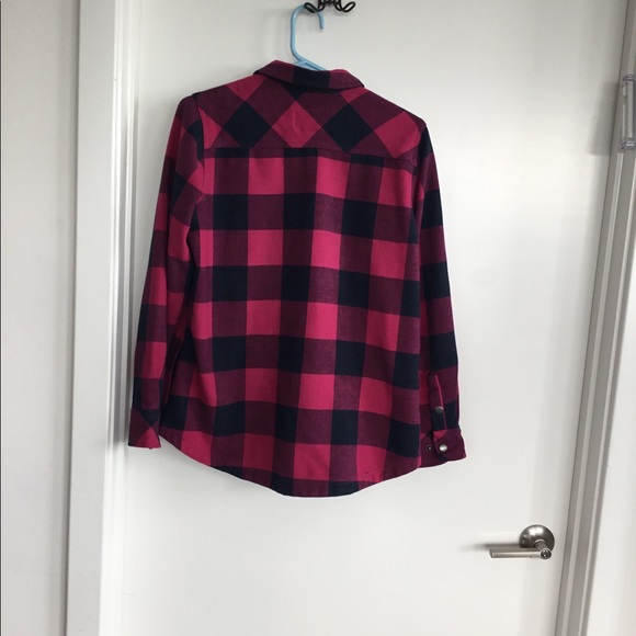 Orvis Women’s Red /Black Buffallo Plaid Flannel Jacket.Size Large $40 - Picture 5 of 11